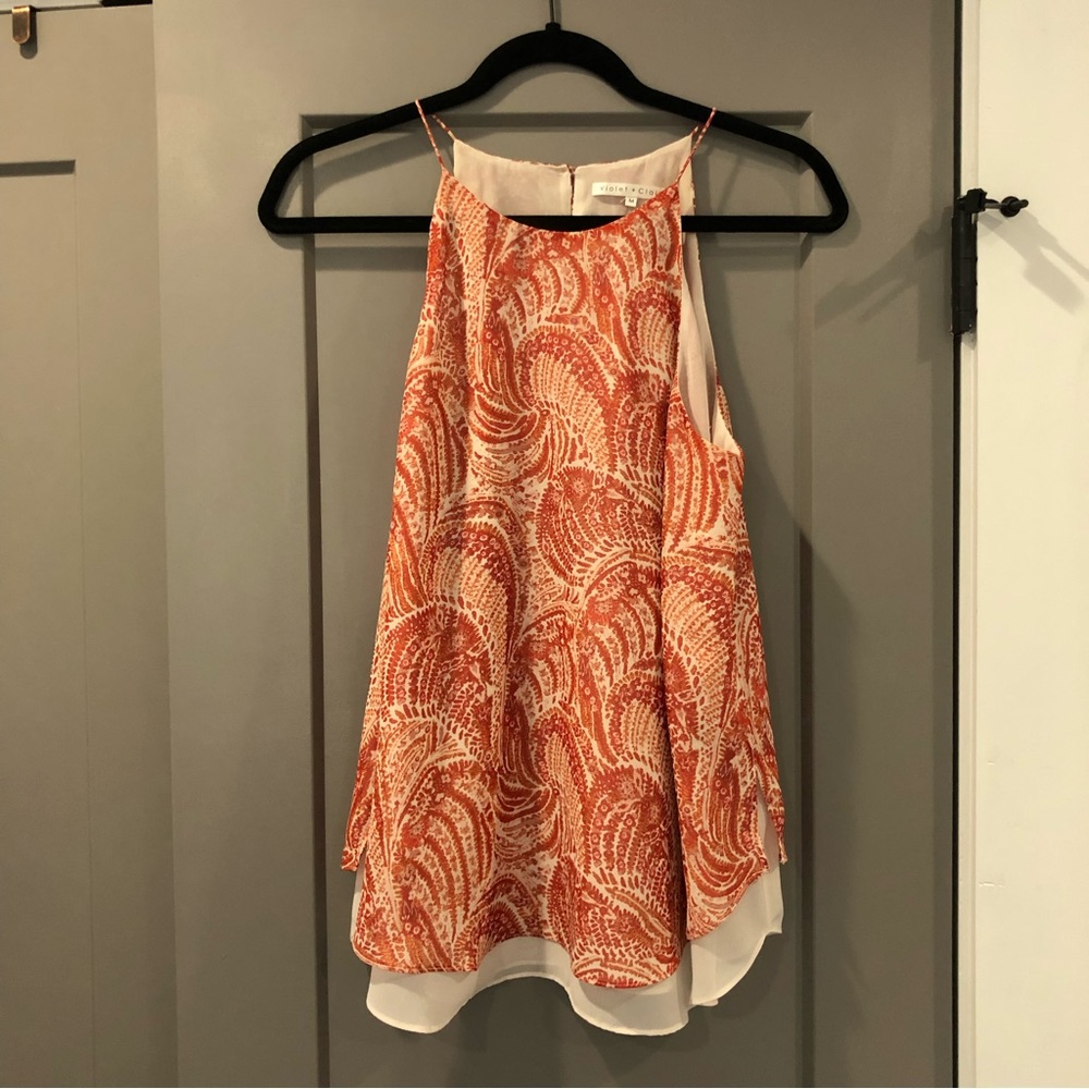 Violet + Claire flowy tank top